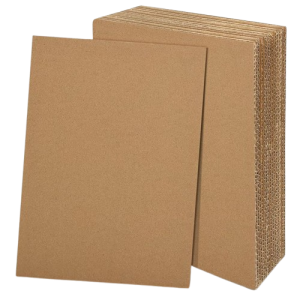 yuejuhe 20 pack corrugated cardboard sheets thick cardboard paper a3 a4 large kraft board brown art craft paper sheet for diy packaging shipping removebg preview